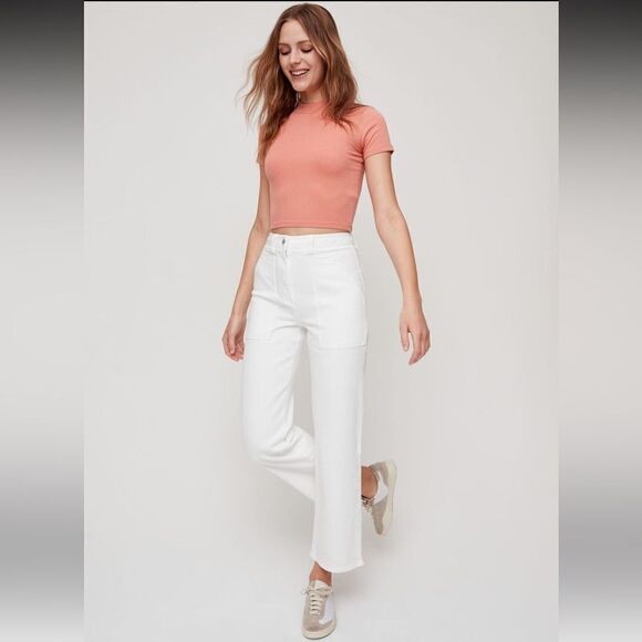 Aritzia Wilfred Free Mordern utility jeans in oak - Picture 3 of 7